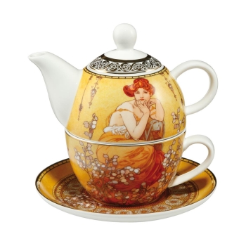 Goebel Topas - Tea for One Teekanne & Teetasse Multifunktions Set 67013591