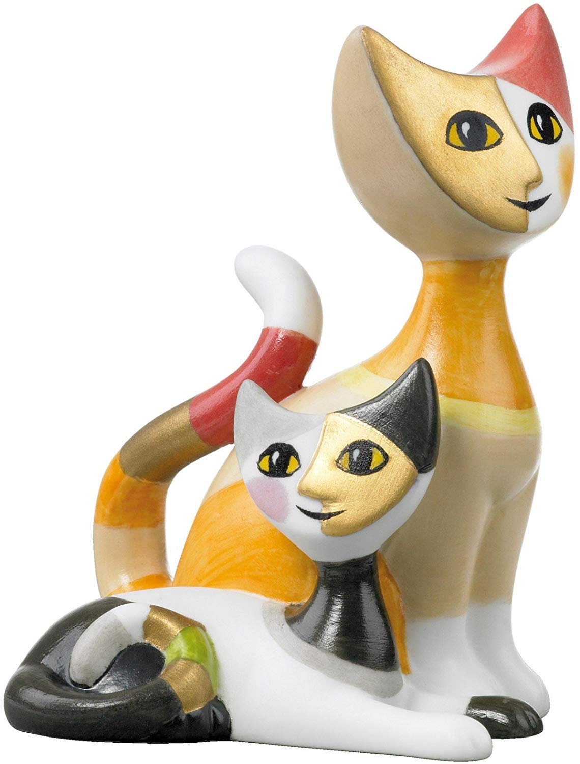 Shop für Süßwasserzuchtperlen Echt Silberschmuck Bernstein - Goebel Rosina  Wachtmeister Katze Damaso e Elena in Originalverpackung 31-293-01-2 | Dekofiguren